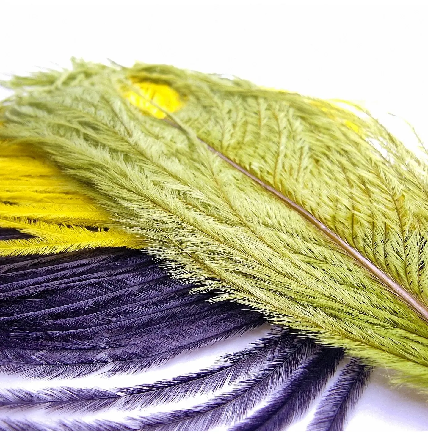 Veniard Ostrich Herl Bleached White Kindale Fly Fishing