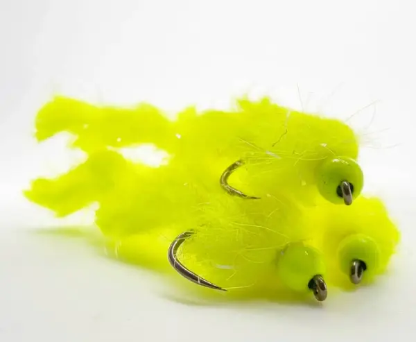 Uv Fl Yellow Eggstacy Worm Kindale Fly Fishing