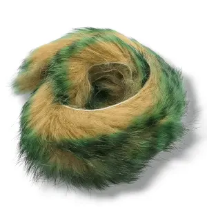 Kindale 3mm Rabbit Zonker Strips Tiger Barred