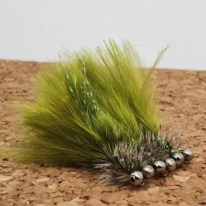 3 Mosche Da Pesca Barbless Ally McCoist &ndash; Troutflies UK &ndash; Taglia 10, Oliva E Nero Per Trota