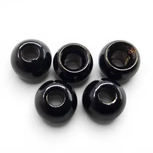 Painted Brass Beads
