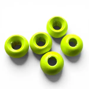 Painted Brass Beads
