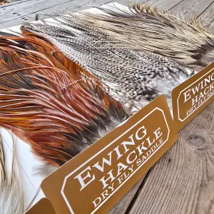 Ewing Dry Fly Cock Saddle Variants