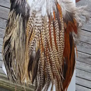 Ewing Dry Fly Half Cock Saddle Variants