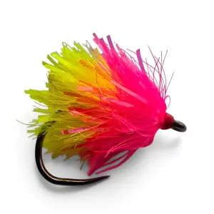 Fl Yellow / Pink Blob Fab