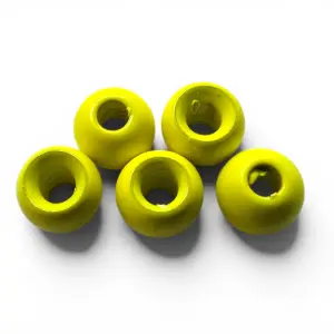 Painted Brass Beads