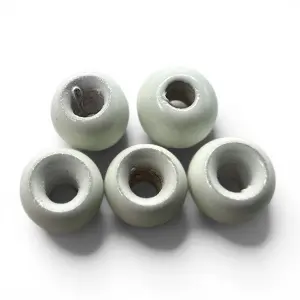 Painted Brass Beads