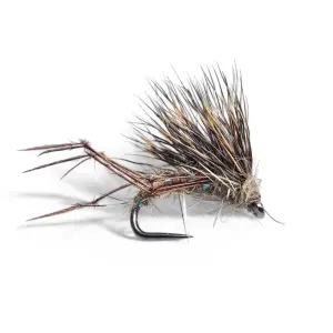 G And H Black Sedge - Set Of 3 Fly Fishing Flies - Dry Fly, Deer Hair