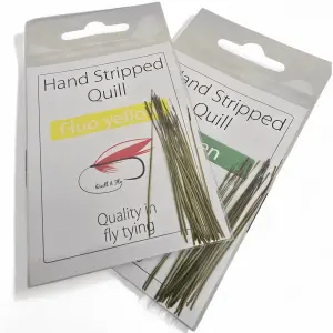 Polish Quills Hand Stripped Peacock Quills