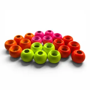 Painted Brass Beads