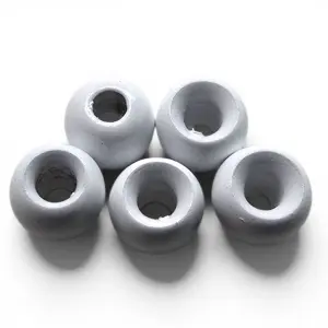 Painted Brass Beads